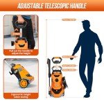 2000W High Pressure Washer with Adjustable Nozzle