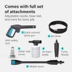 1600W Portable High Pressure Washer with Accessories