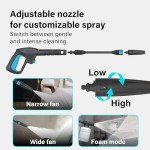 1600W Portable High Pressure Washer with Accessories