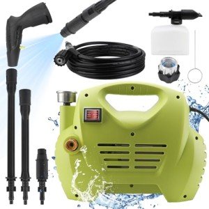 1300 PSI Electric Pressure Washer with Foam Cannon