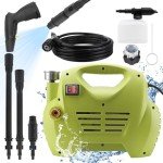 1300 PSI Electric Pressure Washer with Foam Cannon