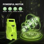 1500W High Pressure Washer with 3-in-1 Nozzle