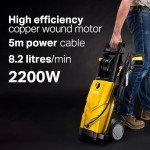 Draper 03096 2200W High Pressure Washer, 165 Bar