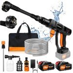 Cordless 45 Bar Pressure Washer with Foam Generator