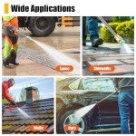 420cc Petrol Pressure Washer with 5 Nozzles