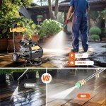420cc Petrol Pressure Washer with 5 Nozzles