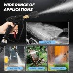 MaxAwe High Pressure Washer Gun with 5 Nozzles