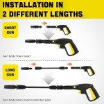 Hierbla Replacement Pressure Washer Gun with Wand