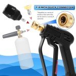 MaxAwe High Pressure Washer Gun with 5 Nozzles