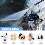 Upgraded High-Pressure Jet Nozzle for Garden Hose