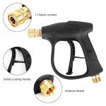 High Pressure Washer Gun with 5 Nozzle Tips
