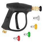 High Pressure Washer Gun with 5 Nozzle Tips