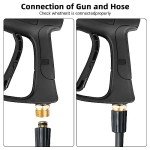 High Pressure Washer Gun with 5 Nozzle Tips