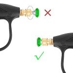 High Pressure Washer Gun with 5 Nozzle Tips