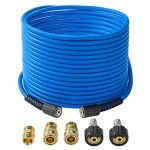 FIXFANS 50FT High Pressure Washer Extension Hose