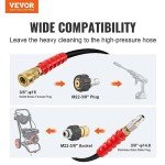 VEVOR Heavy Duty 30.5m Pressure Washer Hose
