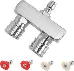 2-in-1 Pressure Washer Nozzle with 4 Tips