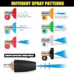 Turbo Nozzle Pressure Washer with 7 Tips