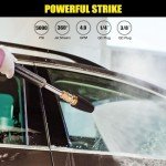 Turbo Nozzle Pressure Washer with 7 Tips