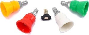 Pressure Washer Nozzle Guard with 5 Tips