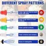 Pressure Washer Nozzle Guard with 5 Quick Connect Tips