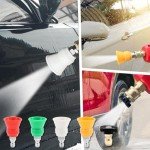 Pressure Washer Nozzle Guard with 5 Quick Connect Tips