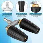 YUET Rotating Dual Turbo Nozzle for Pressure Washers