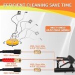 Tool Daily 20” Dual Handle Surface Cleaner Attachment