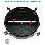 18" Pressure Washer Surface Cleaner with Wheels