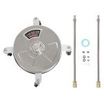 TOPINCN Pressure Washer Surface Cleaner with Wheels
