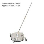 TOPINCN Pressure Washer Surface Cleaner with Wheels
