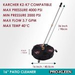 Karcher-Compatible Patio Pressure Washer Cleaner Attachment