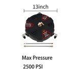 Kowaku 13-Inch Rotary Surface Cleaner for Driveways