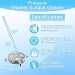 Tool Daily 17” Pressure Washer Surface Cleaner