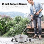 Zerodis 15" Pressure Washer Surface Cleaner, 4000PSI