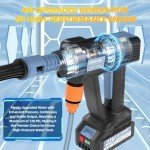 Portable Cordless Pressure Washer for Home and Car