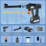 Portable Cordless Pressure Washer for Home and Car