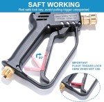 YUET High Pressure Washer Gun with 5 Nozzles