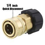 M22 Male to 1/4" Pressure Washer Adapter Plug