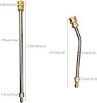 YUET Pressure Washer Extension Wand and Rod Set