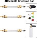 Extension Wand Set for Pressure Washers - 9 Tools
