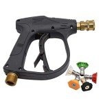 High Pressure Washer Gun with 5 Nozzle Tips