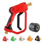 High Power Pressure Washer Gun with 5 Nozzles