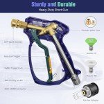 YeewayVeh 5000PSI Pressure Washer Gun with Nozzles