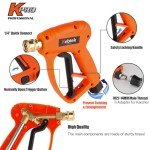 Kebtek 5200 PSI Pressure Washer Gun & Foam Cannon