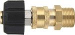 Quick Connect Pressure Washer Adapter Set M22 to 1/4