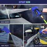 YeewayVeh 5000PSI Pressure Washer Gun with Nozzles