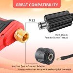High Power Pressure Washer Gun with 5 Nozzles