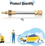 Extension Wand Set for Pressure Washers - 9 Tools