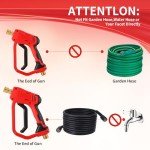 High Power Pressure Washer Gun with 5 Nozzles